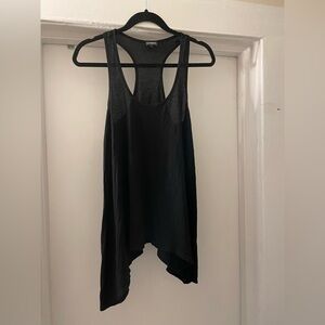 Express Black Racer Back Flowy‎ Tank Top size Small